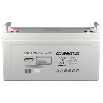 Аккумулятор для ИБП Энергия АКБ 12-100 (тип AGM) - Инверторы - Аккумуляторы - Магазин электрооборудования Проф-Электрик